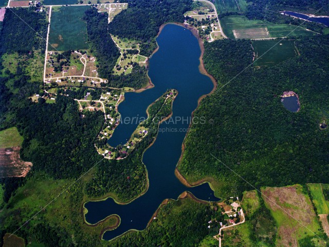 Dragon Lake in Branch County, Michigan